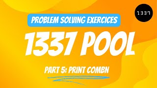 problem solving exercices c00 part 5 print combn coding problemsolving algorithm [upl. by Granniah]