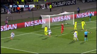 Olympique Lyonnais vs KAA La Gantoise All Goals 2511 FullHD French Commentary [upl. by Plato]