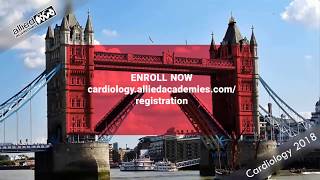 Cardiology Conference  London  Allied Academies  Cardiology Congress  October  2018 [upl. by Cirred]