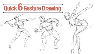 Beginners Guide to Gesture Drawing Easy Tutorial for Art Enthusiasts [upl. by Sawyor4]