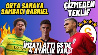 İcardiye Çizmeden TeklifTransferJelertGabriel Sara Haberleri [upl. by Verla84]