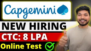 Capgemini Off Campus Hiring 2024  Capgemini hiring  Apply online  Job4freshers [upl. by Yalhsa]