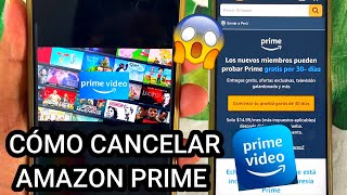 🚫Cómo CANCELAR AMAZON PRIME VIDEO Prueba Gratis 2024 FÁCIL amp RÁPIDO🚀Desde mi Celular o Móvil [upl. by Pieter]