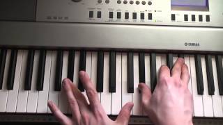 How to play Coldplay  Amsterdam on piano Part 1 [upl. by Selie]