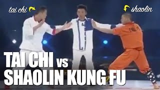 Tai Chi vs Kung Fu Shaolin [upl. by Limbert667]