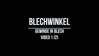 Inventor Blechbearbeitung Video 12 BlechwinkelGewinde in Blech [upl. by Yeliah195]