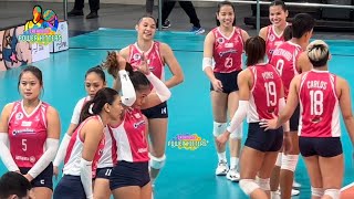 Creamline after the game against Galeries Mar 7 2024 [upl. by Brightman]