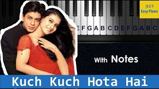 easy piano songs hindi kuch kuch hota hai [upl. by Eras]