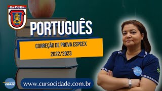 Correção de Prova EsPCEx 20222023  PORTUGUÊS [upl. by Nysilla]