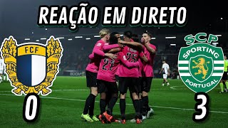 Famalicão 0  3 Sporting  Reação em Direto [upl. by Emiaj48]