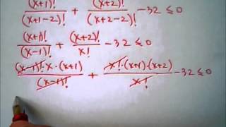 Matematica online BAC  Inecuatii cu Aranjamente de n obiecte luate cate k [upl. by Dareen]