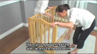 Delta Portable Crib Assembly Instructions [upl. by Ennovehs]