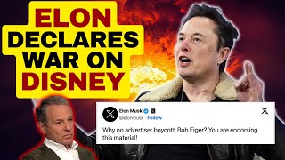 ELON MUSK Declares War On Disney boycottdisney [upl. by Derry]