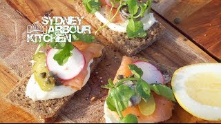 How to make a Danish Open Sandwich  Sydney Harbour Kitchen  Ep13 [upl. by Melisa58]