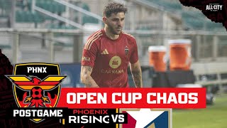 Phoenix Rising Win Bonkers 21 Open Cup Match in Extra Time Victory Over North Carolina FC [upl. by Pelagi125]