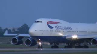 British Airways B747400 takeoff at YVR [upl. by Clarice]