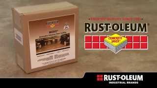 RustOleum Industrial  Medici Decorative Polyurea Floor Coating [upl. by Yenalem856]