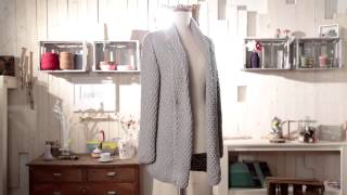 Trailer Deine erste Strickjacke selber stricken [upl. by Naerb]