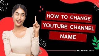 How To Change And Update Youtube Channel Name [upl. by Constance]