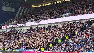 Union Bears in fine voice Rangers v Morton 19th August 2023 Ibrox Scottish League Cup [upl. by Briny]