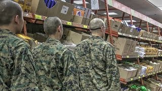 Department Store for Marine Recruits Shopping at Recruit Exchange Parris Island [upl. by Wolsniw31]