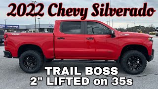 2022 Chevy Silverado TRAIL BOSS 2quot LIFTED on 35s [upl. by Tloc]