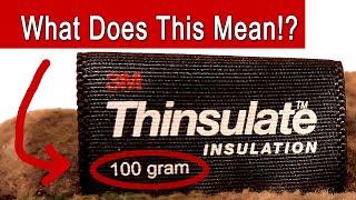 What Grams of Insulation For Hunting Gear Really Means  Thinsulate Primaloft Thermalite etc [upl. by Andrej]