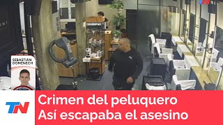 Se conocieron nuevos videos del crimen en la peluquería de Recoleta así escapó el asesino [upl. by Kcin]