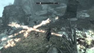 SKYRIM How To Kill Learn Word Of Power Fear Dismay Shout Commentary  Tutorial [upl. by Adalard189]