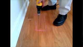 FixAFloor HowTo Repair for Wood Floors 3GP8wmv [upl. by Elagiba]