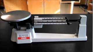 Tutorial Triple Beam Balance [upl. by Eladnor]