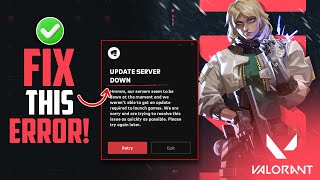 How to Fix Update Server Down in Valorant on PC  Valorant Says Update Server Down [upl. by Olva]