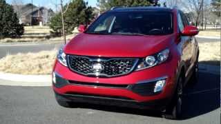 Real First Impressions Video 2013 Kia Sportage SX AWD Turbo [upl. by Orpah771]