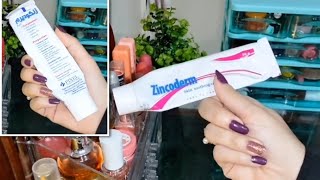 تجربتي مع كريم زنكوديمzincoderm✨عمل ايه في بشرتي🤔ينفع لترطيب الوجه؟؟رأي فيه✨ومكوناته✨✨ [upl. by Tenahs]