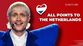 🇳🇱 Eurovision 2024 Netherlands  All points received by juries scoreboard [upl. by Rosabella]