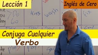 Cómo conjugar CUALQUIER VERBO en inglés PRESENTE SIMPLE FÁCIL LECCIÓN 1 [upl. by Symon571]