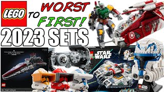 LEGO Worst to First  ALL LEGO Star Wars 2023 Sets [upl. by Ydnat611]