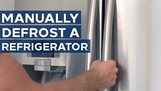 How to Manually Defrost Your Refrigerator  Sears [upl. by Edualcnaej111]