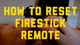 How to Reset Fire TVFirestick Remote [upl. by Chrissy379]