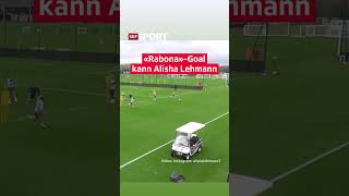 🤯 Alisha Lehmann verzückt mit «Rabona»Goal [upl. by Bent31]