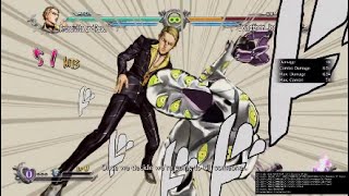 JOJO ASBR  Prosciutto amp Pesci Combos [upl. by Vassar153]