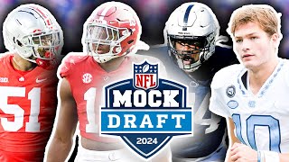 The OFFICIAL 2024 NFL First Round Mock Draft Training Camp Edition 20  TPS [upl. by Ametaf]