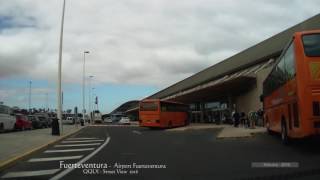 350 Fuerteventura  AIRPORT FUERTEVENTURA  Street View 2016 Driving through SPAIN Driving through [upl. by Sufur517]