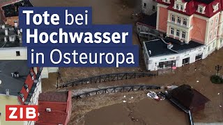 Rumänien Polen und Tschechien unter Wasser  ZIB1 vom 15092024 [upl. by Ecad399]