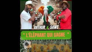 ARTHUR amp SAWE LÉLÉPHANT QUI GAGNE SOUTIEN AUX ÉLÉPHANTS [upl. by Amees689]