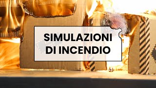 Simulazione incendio nei capannoni  VIDEO  Giesse SpA [upl. by Nodearb163]