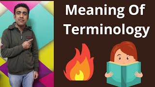 Terminology meaning in hindi [upl. by Ihdin591]