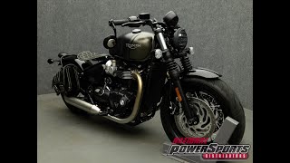 2022 TRIUMPH BONNEVILLE BOBBER  National Powersports Distributors [upl. by Mcintyre]