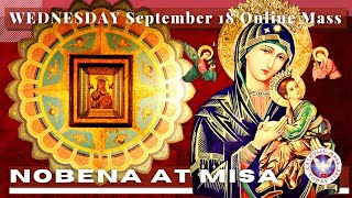 CATHOLIC CHURCH MASS TODAY  September 18 NOVENA MASS TO OUR MOTHER OF PERPETUAL HELP  Miyerkules [upl. by Cilurzo]