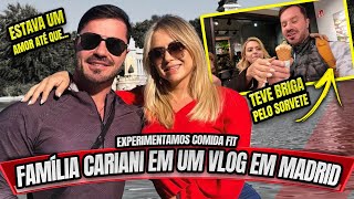 PROCURANDO COMIDA SAUDÁVEL EM MADRID  MAS A BRIGA FOI PELO SORVETE  VLOG DA FAMÍLIA CARIANI [upl. by Eignat838]